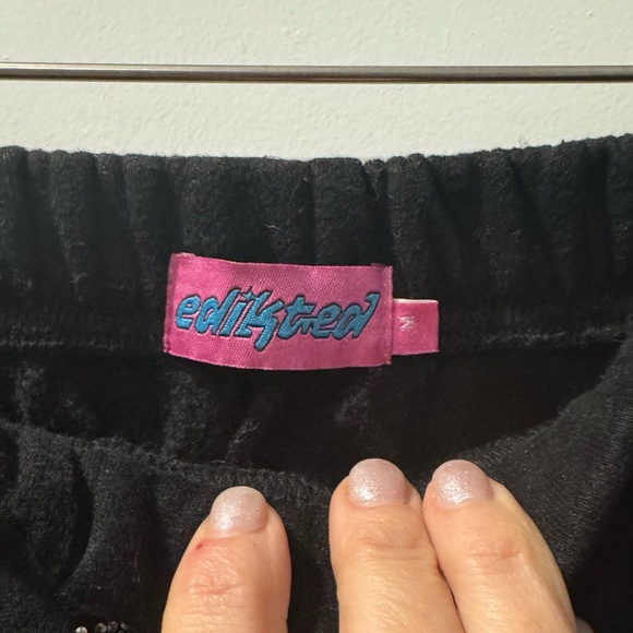 EUC Edikted rhinestone angel sweatpants size Medium - Picture 4 of 5